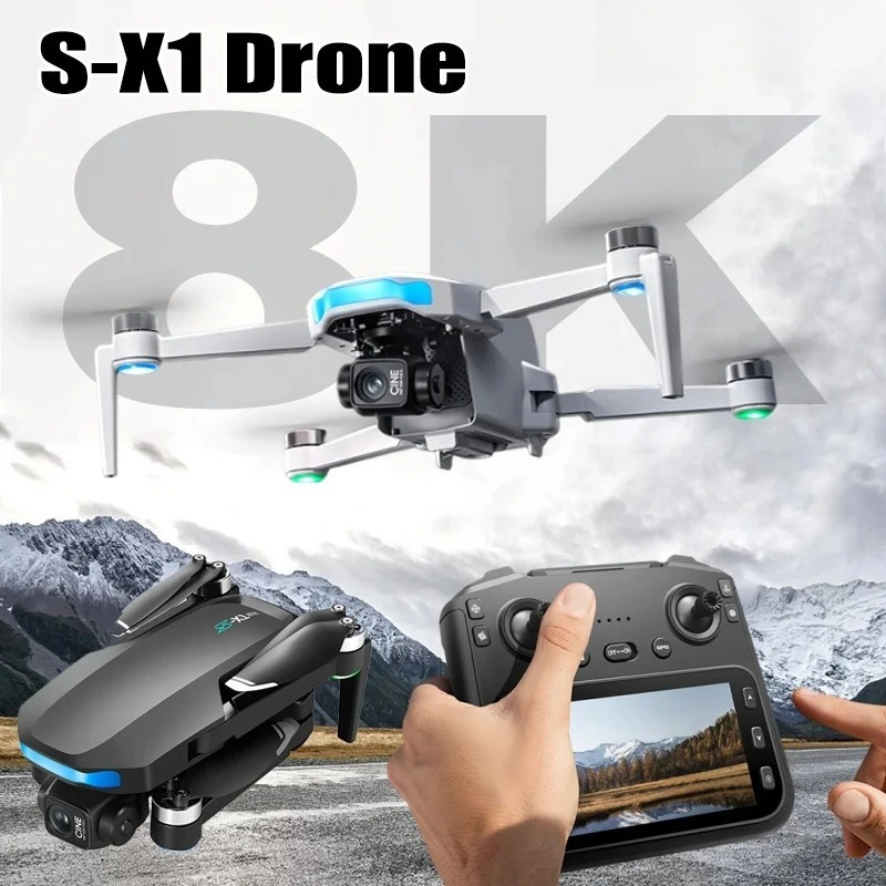 Drone Surveying - Original S-X1 Drone 8K HD Professional