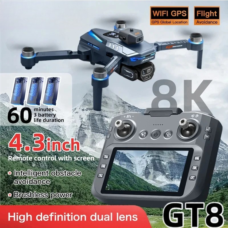 Original GT8 Drone 8K Professi - Drone Surveying review and price