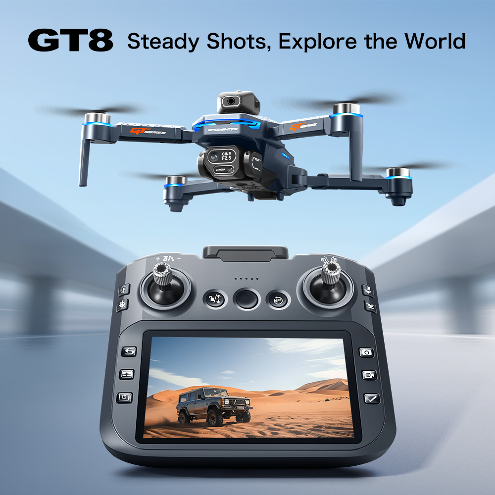 GT8 Max Foldable Drone 8K HD P - Drone Lidar review and price