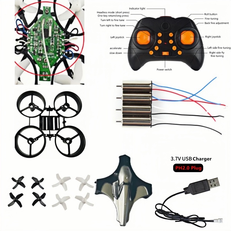 Complete DIY Drone Kit 2.4G 6A - Eachine Drone E010 review and price