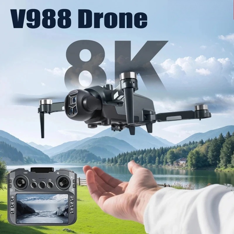 Original V988 Drone 8K HD Dual - Drone Surveying review and price