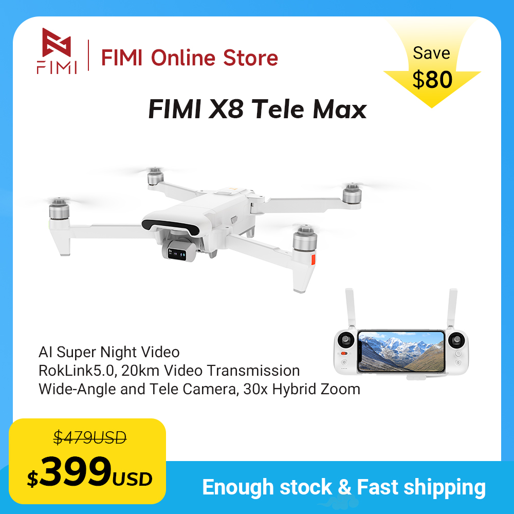 FIMI X8 Tele Max Drone 4K Prof - Drone Thermal Imaging review and price